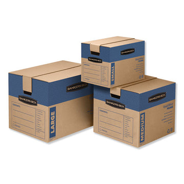 Bankers Box® Smoothmove Prime Moving And Storage Boxes, Regular Slotted Container (rsc), 24" X 18" X 18", Brown Kraft-blue, 6-carton freeshipping - TVN Wholesale